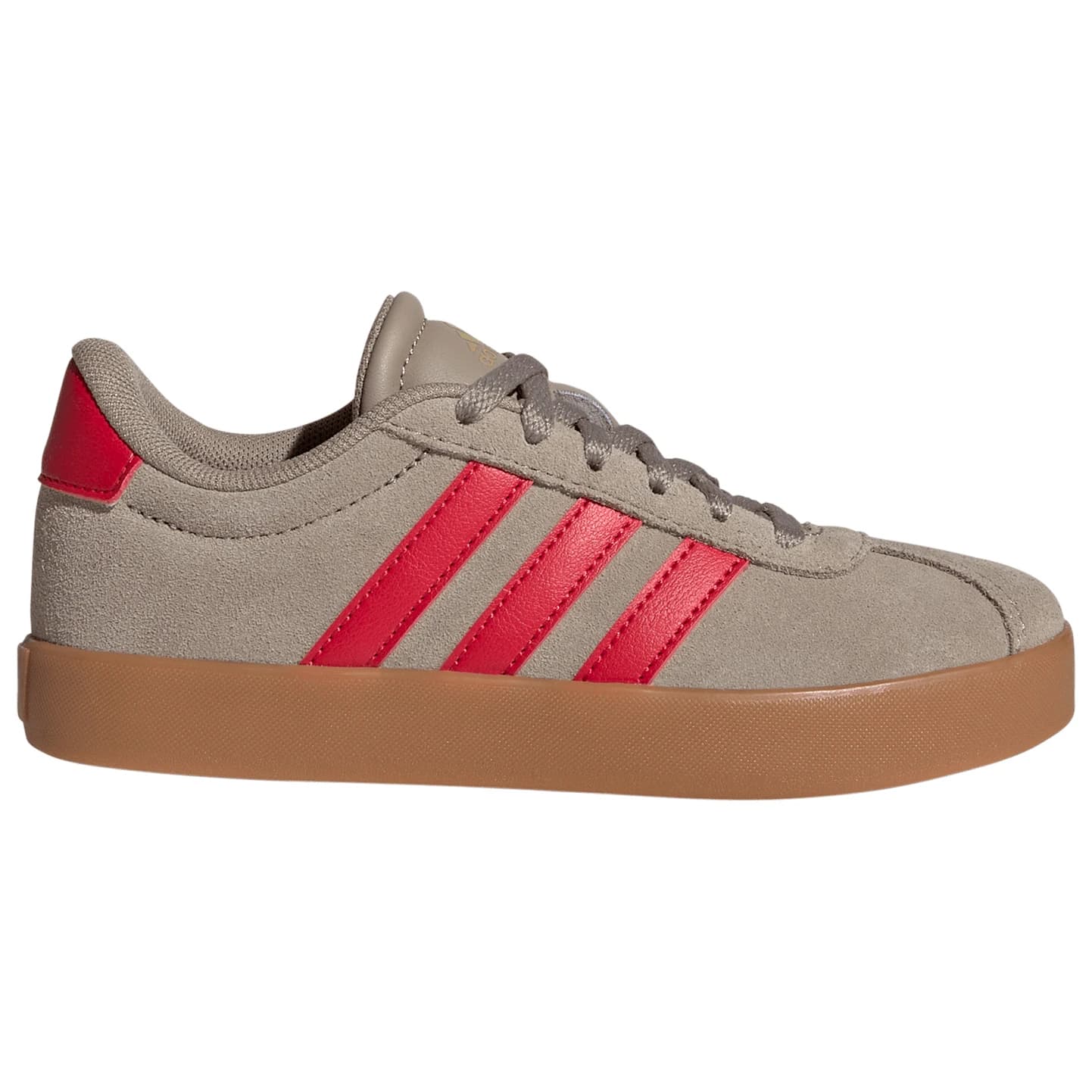 Детски маратонки adidas Kid's VL Court 3.0 Sneakers - Blanch Cargo / Pure Ruby / Gold Met.