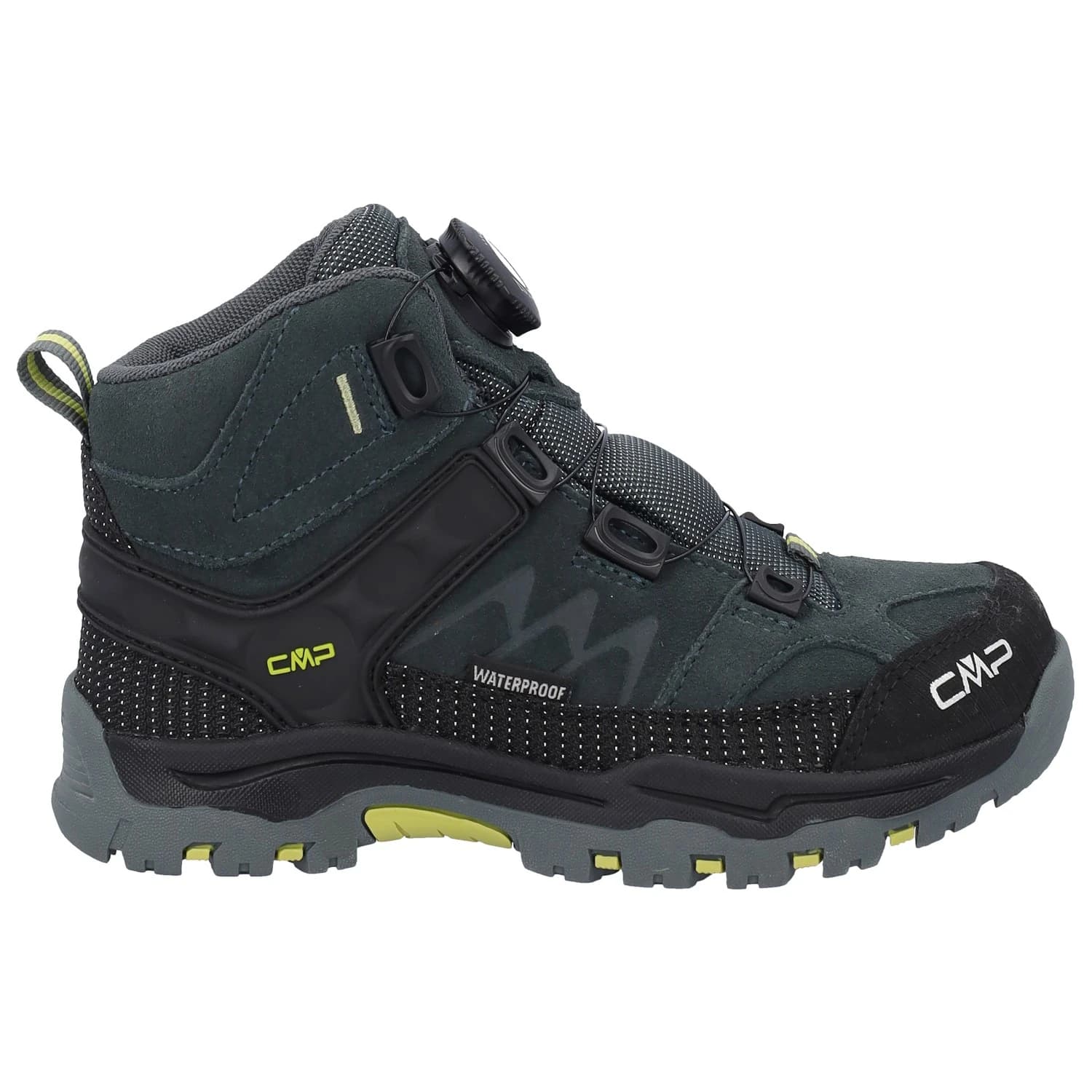 Детски туристически обувки CMP Kid's Kiruna Mid Fitgo Trekking Shoes WP Walking boots - Jungle / Cardamom