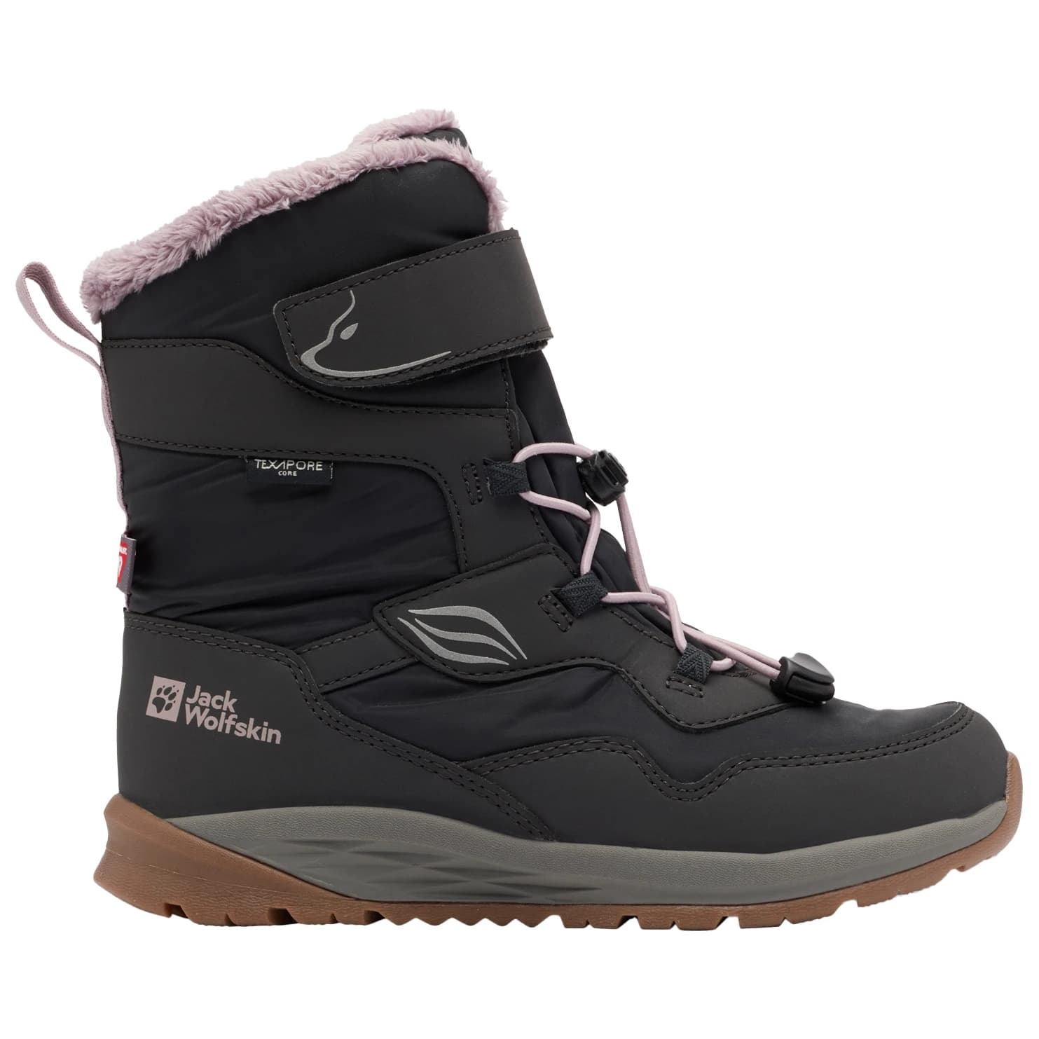 Детски зимни ботуши Jack Wolfskin Kid's Polar Bear-G Texapore High VC Winter boots - Phantom