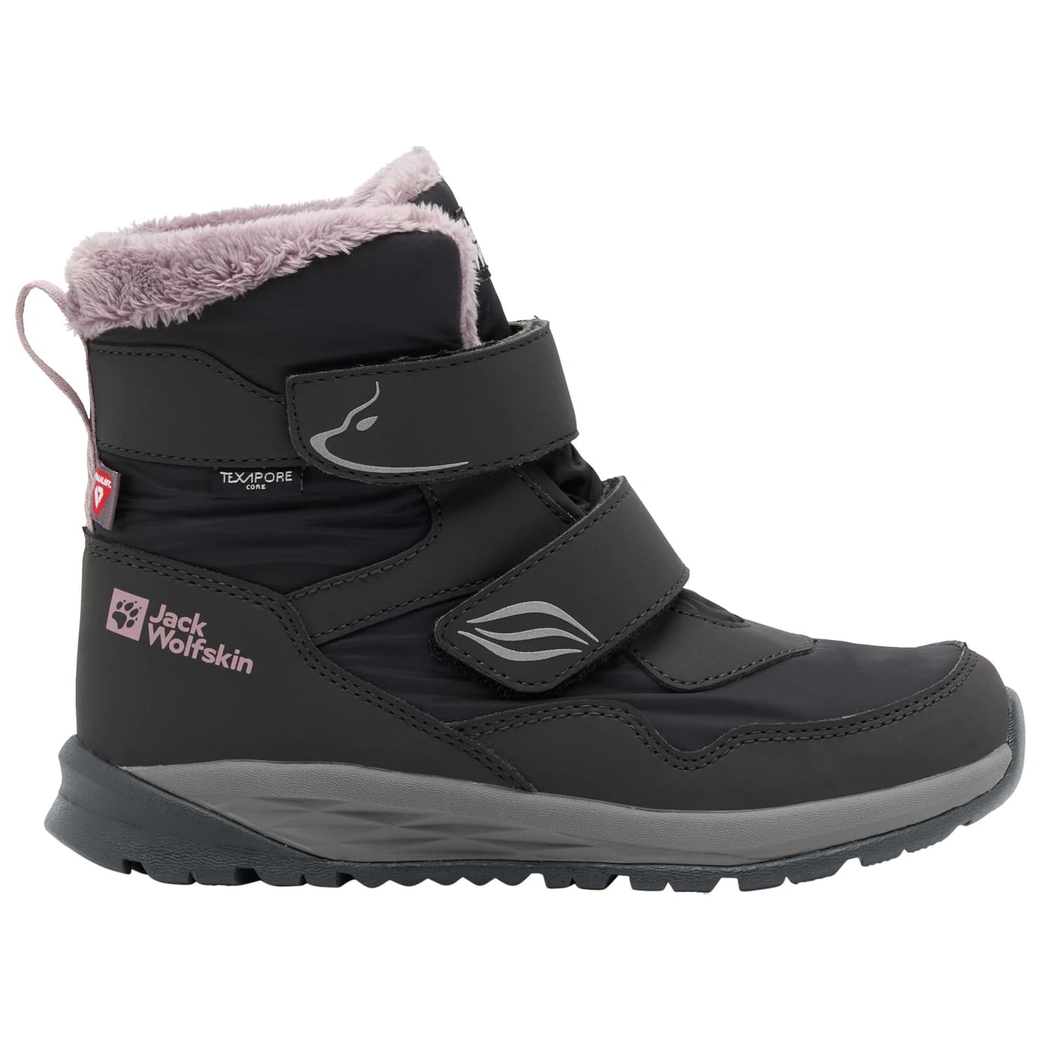 Детски зимни ботуши Jack Wolfskin Kid's Polar Bear-G Texapore Mid VC Winter boots - Phantom