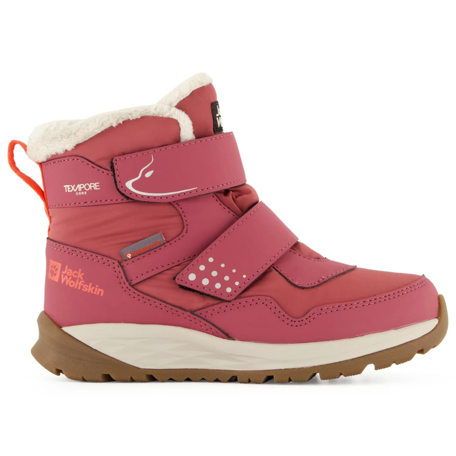 Детски зимни ботуши Jack Wolfskin Kid's Polar Bear-G Texapore Mid VC Winter boots - Raisin