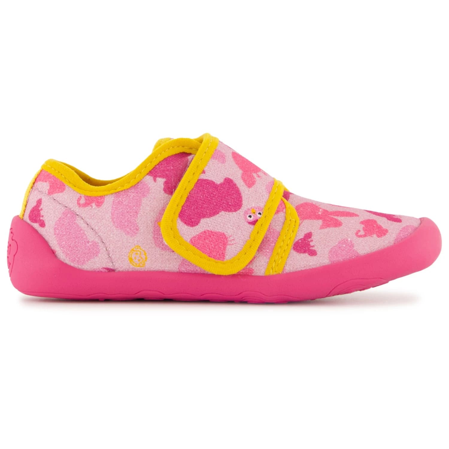 Детски пантофи Affenzahn Kid's Slippers Cotton Movy Slippers - Bird / Berry