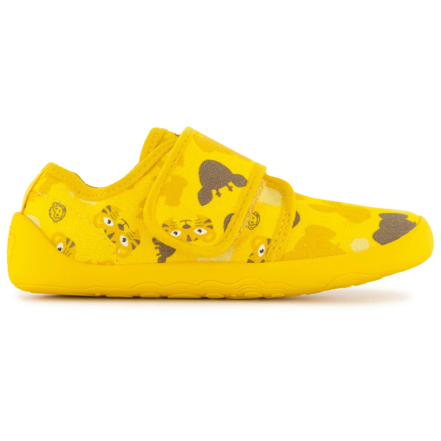 Детски пантофи Affenzahn Kid's Slippers Cotton Movy Slippers - Tiger / Yellow