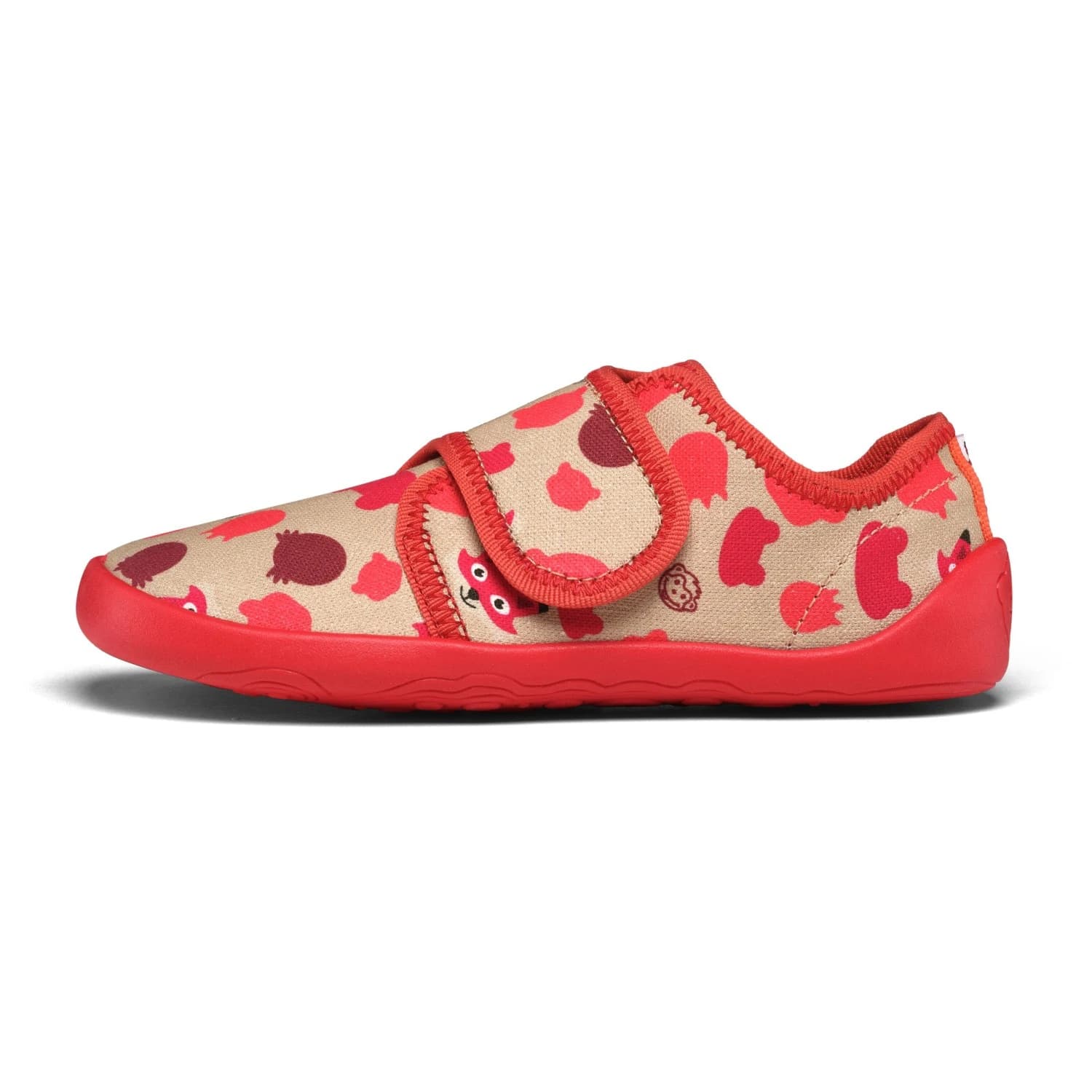 Детски пантофи Affenzahn Kid's Slippers Cotton Movy Slippers - Fox / Red
