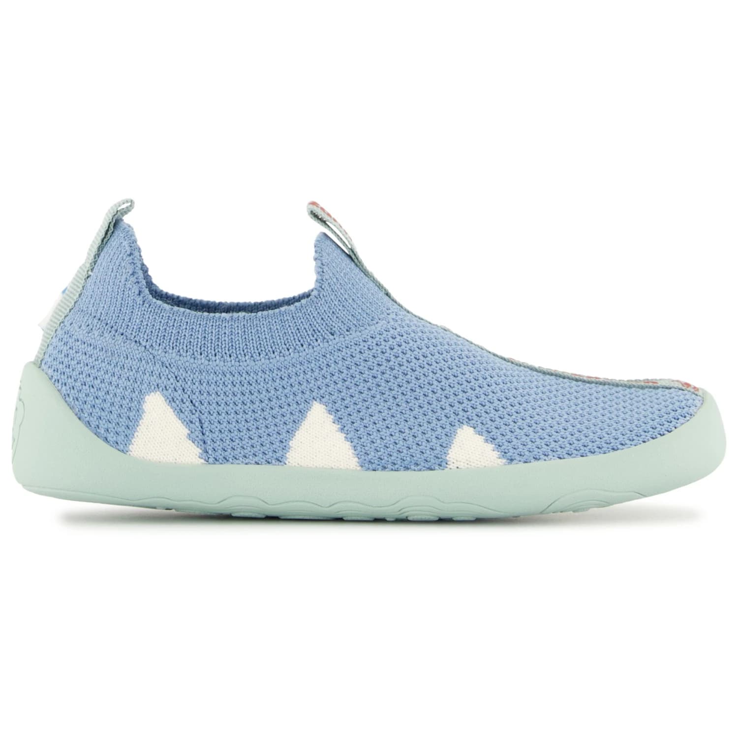 Детски пантофи Affenzahn Kid's Slippers Knit Flinky Slippers - Shark / Blue