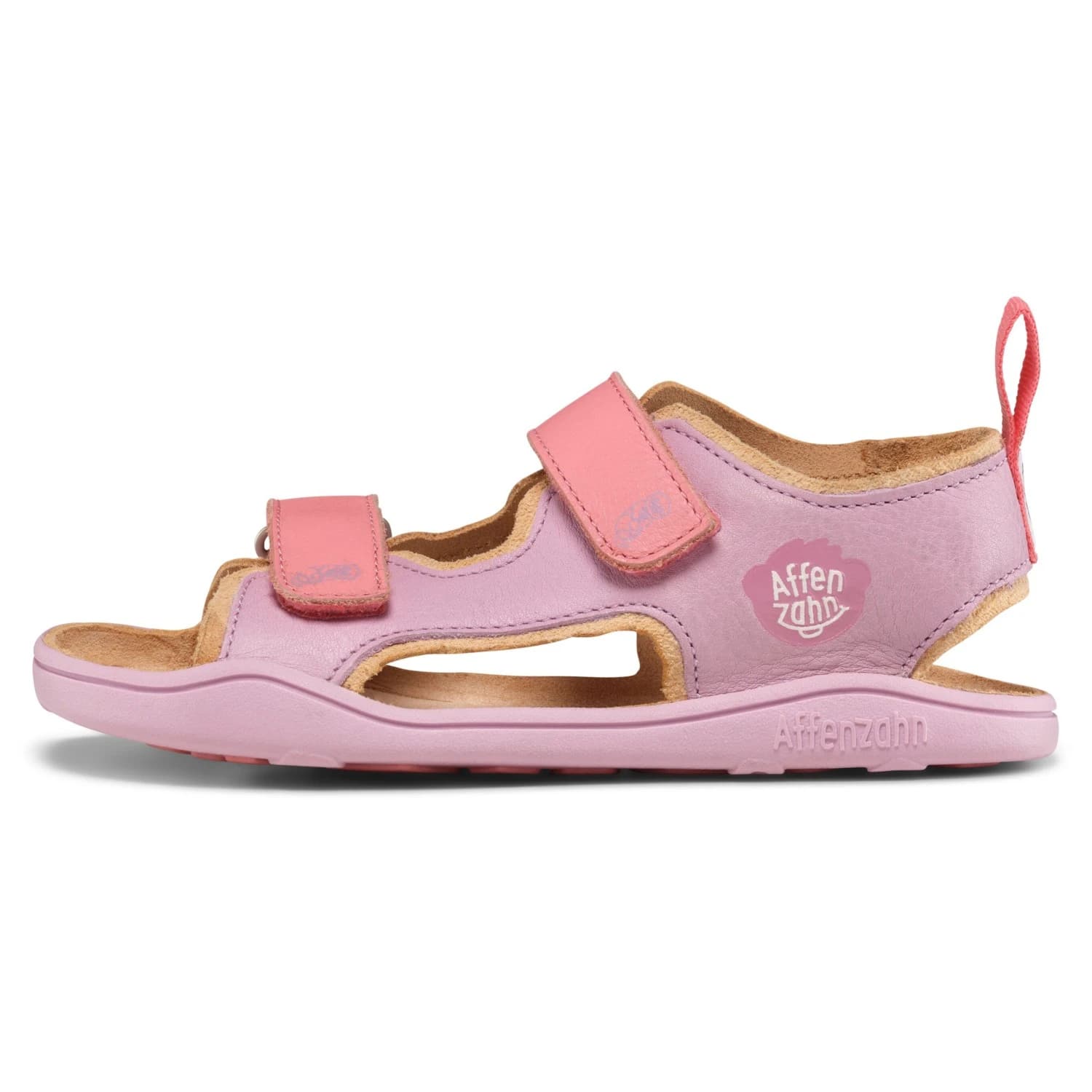 Детски сандали Affenzahn Kid's Sandals Leather Airy Sandals - Otter / Rose