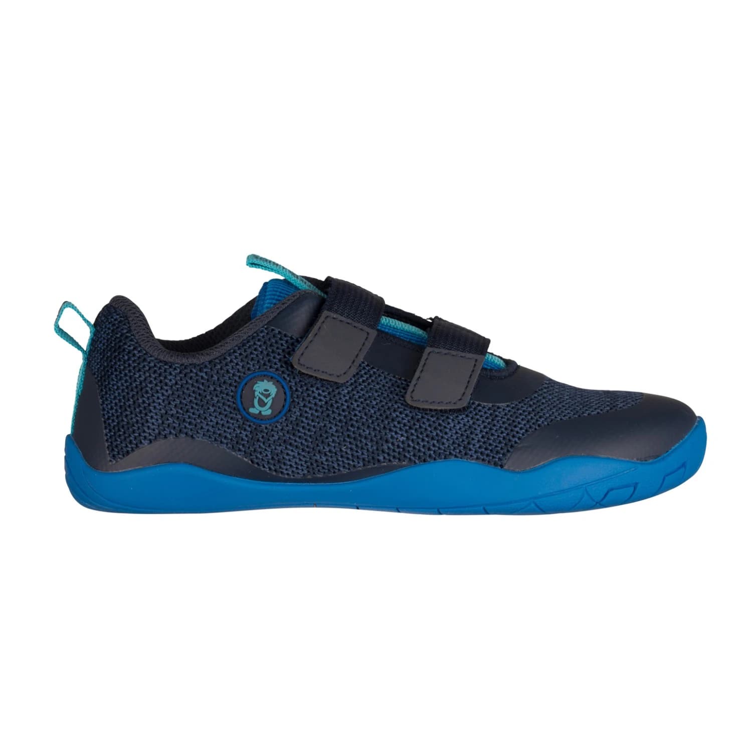 Детски обувки barefoot Trollkids Kid's Eikefjord Barefoot Hiker Barefoot shoes - Navy / Medium Blue