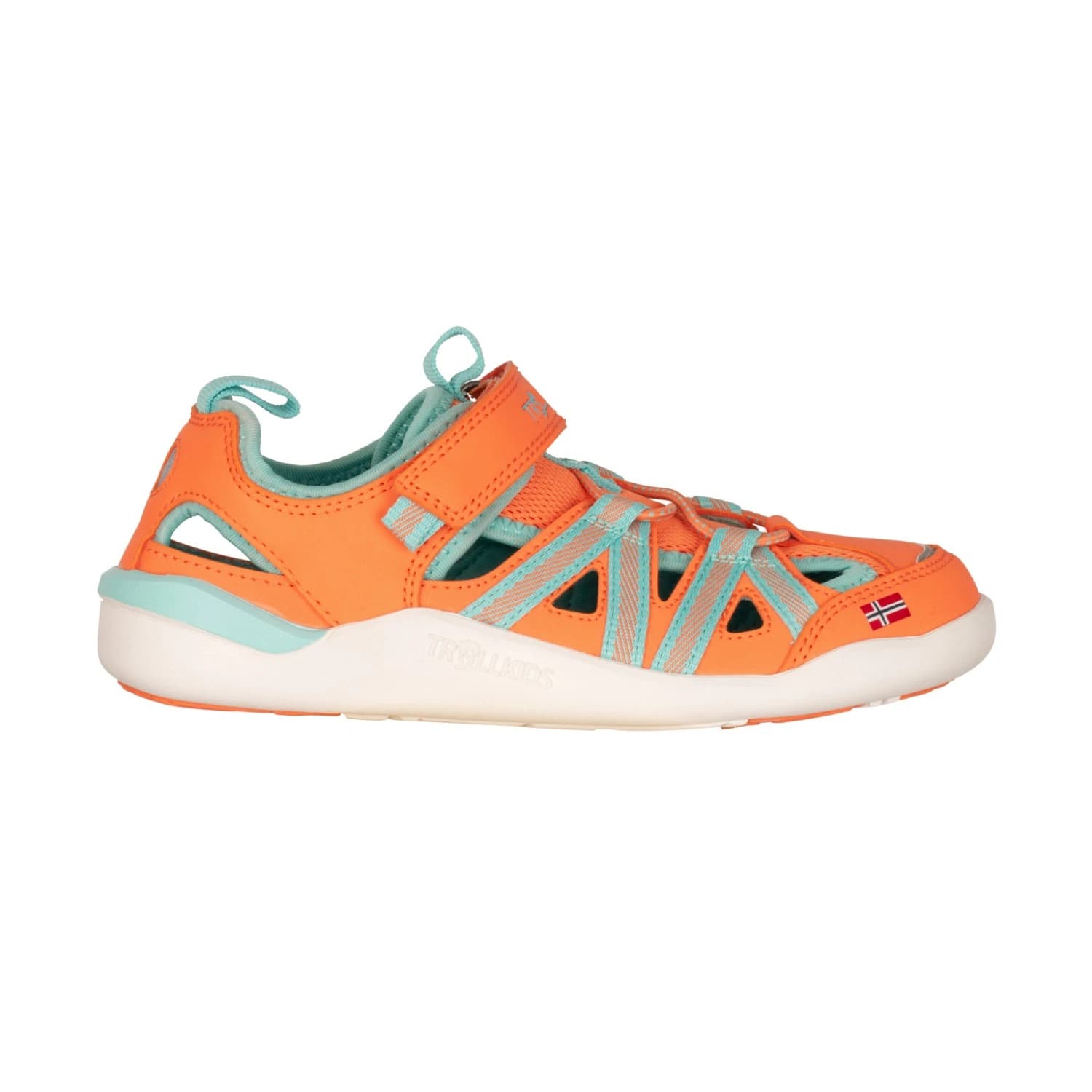 Детски сандали Trollkids Kid's Saltfjord Sandal - Coral Haze / Morning Dew