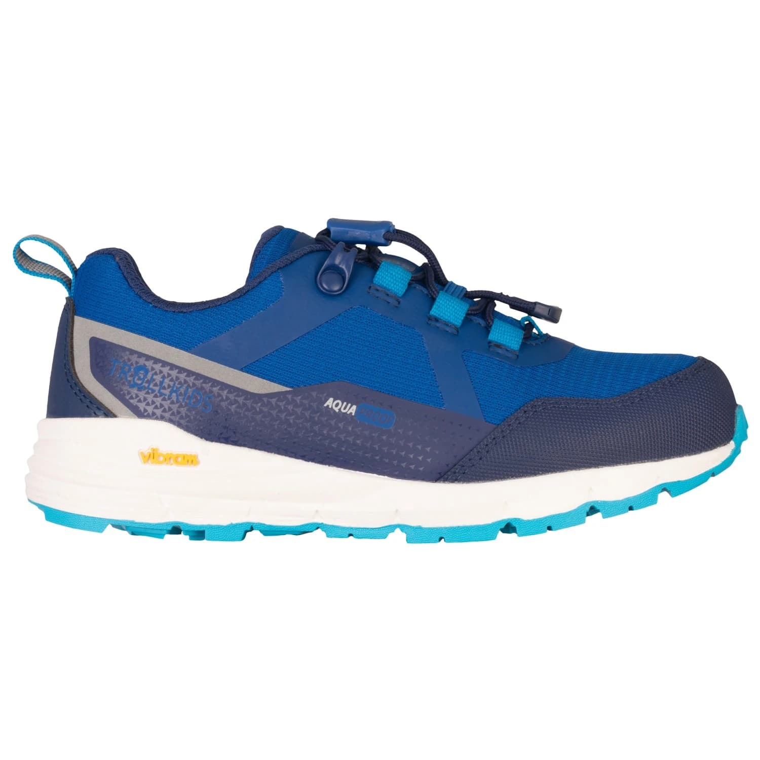 Детски мултиспорт обувки Trollkids Kid's Skarvan Hiker Low XT Multisport shoes - Pool Blue / Alpine Blue / Dark Indigo