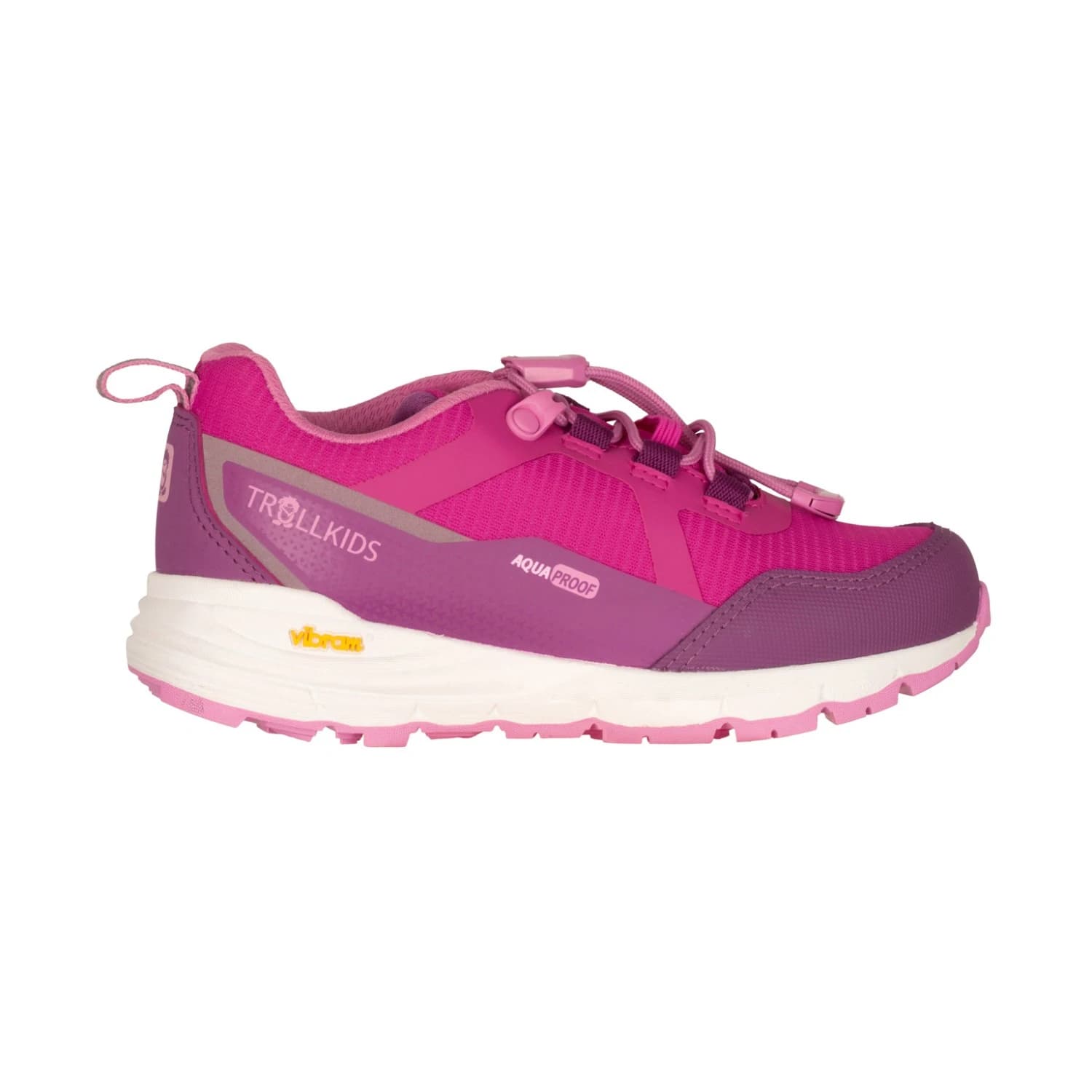 Детски мултиспорт обувки Trollkids Kid's Skarvan Hiker Low XT Multisport shoes - Bright Berry / Fresh Berry / Candy Pink