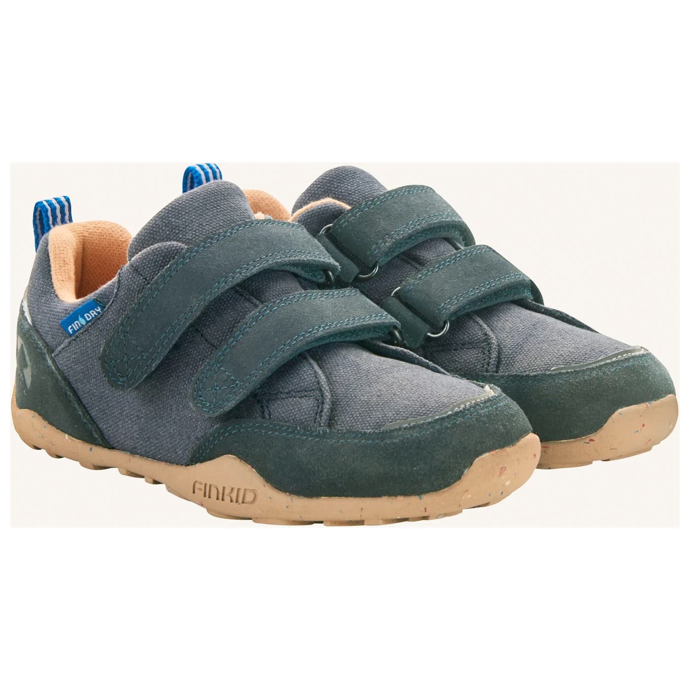 Детски обувки barefoot Finkid Kid's Varvas Barefoot shoes - Denim