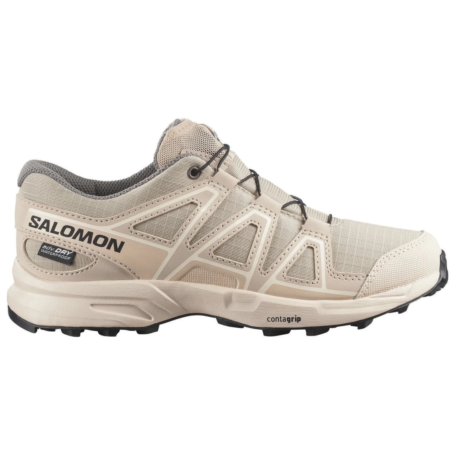 Детски маратонки Salomon Kid's Speedcross Waterproof Trail running shoes - Oxford Tan / Tapioca / Black