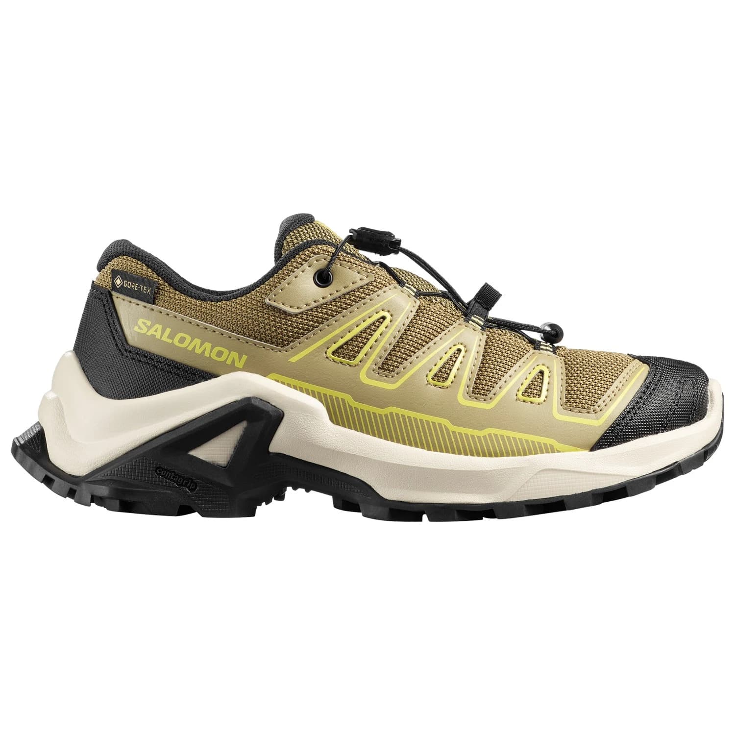 Детски мултиспорт обувки Salomon Kid's X Ultra GORE-TEX Multisport shoes - Olive Night / Endive / Black