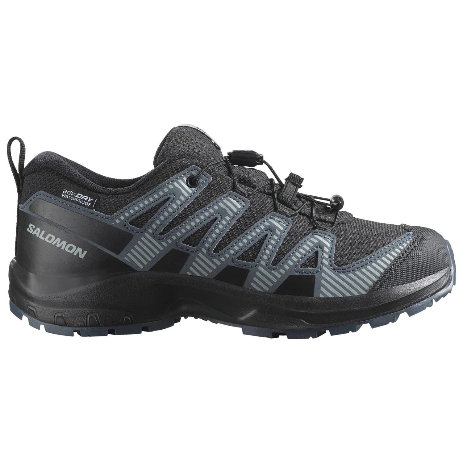 Детски мултиспорт обувки Salomon Kid's XA Pro V8 Waterproof Multisport shoes - Black / Turbulence / Quarry