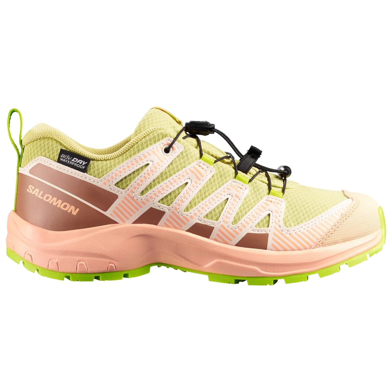 Детски мултиспорт обувки Salomon Kid's XA Pro V8 Waterproof Multisport shoes - Endive / Burro / Almond Cream
