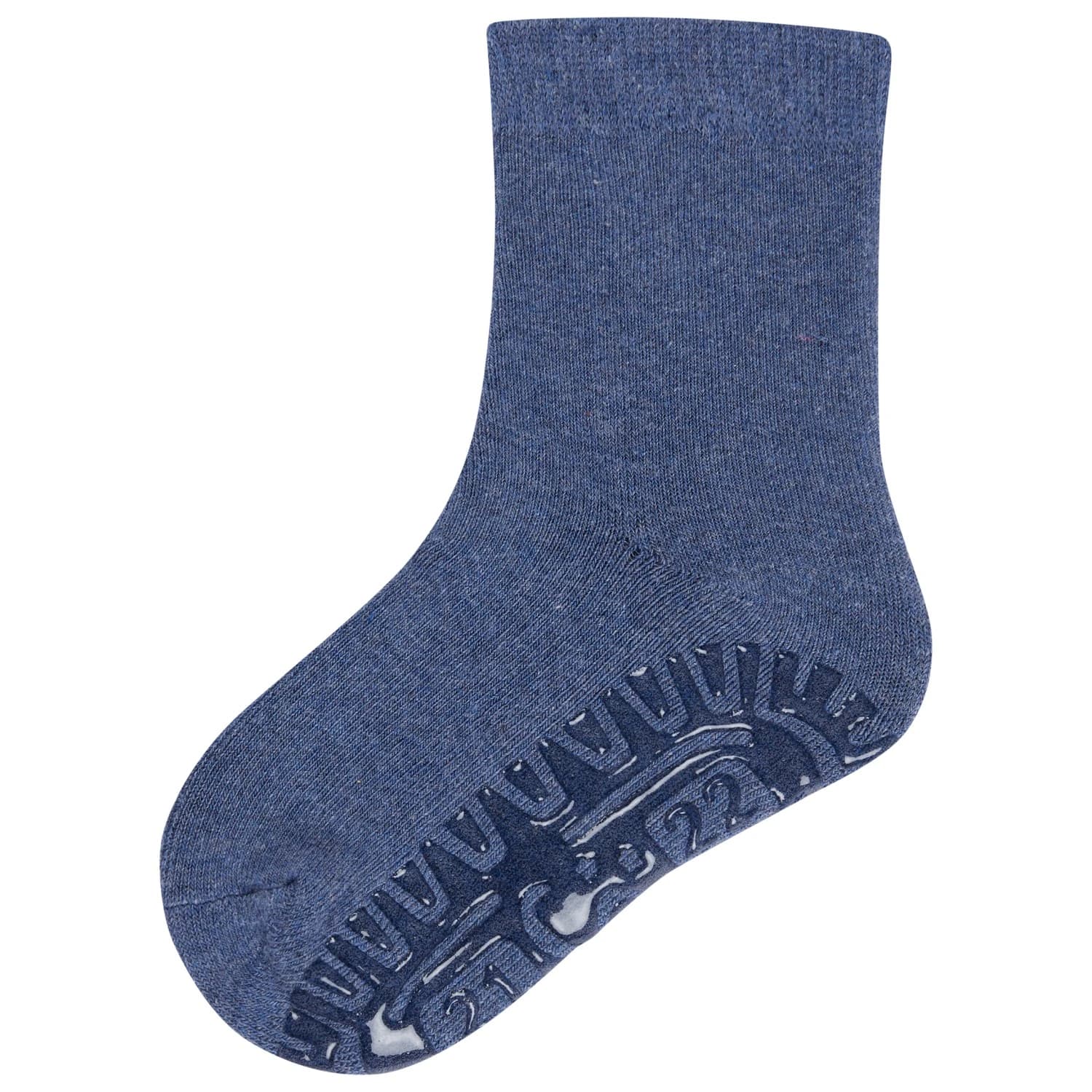 Детски пантофи Sterntaler Kids' Soft Tile-Print Slippers - Jeansblau Melange