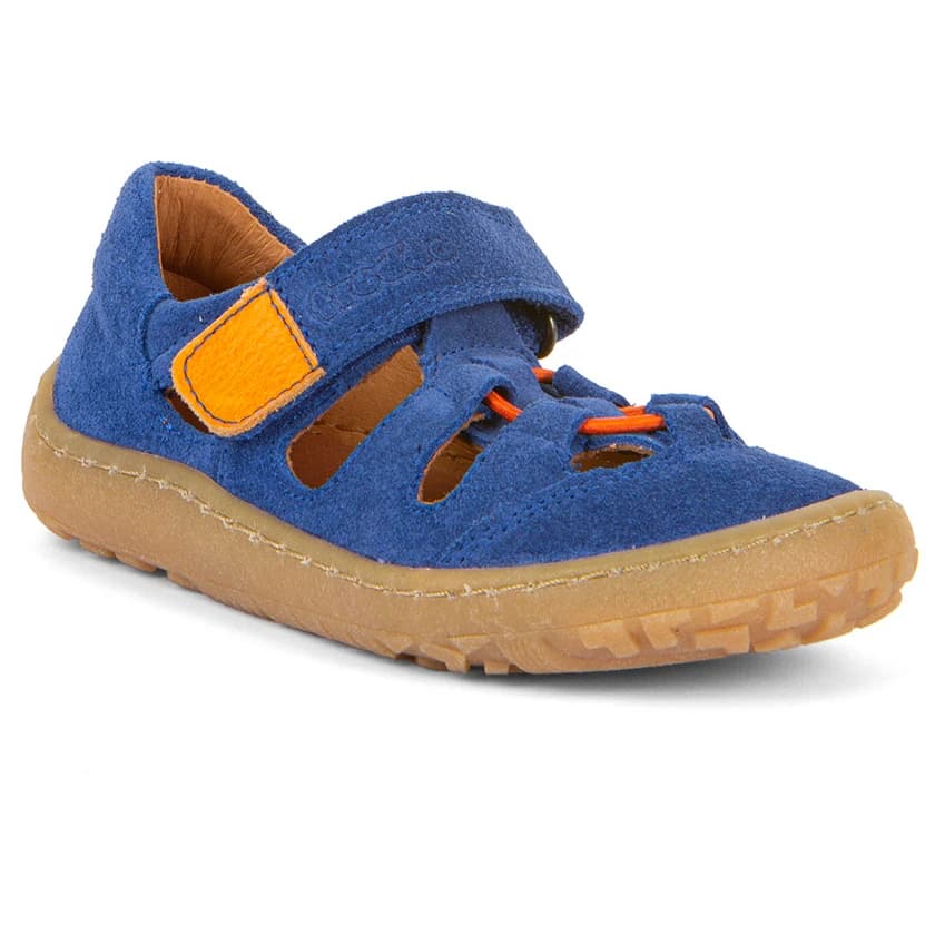 Детски сандали Froddo Kid's Barefoot Elastic Sandal - Blue Electric