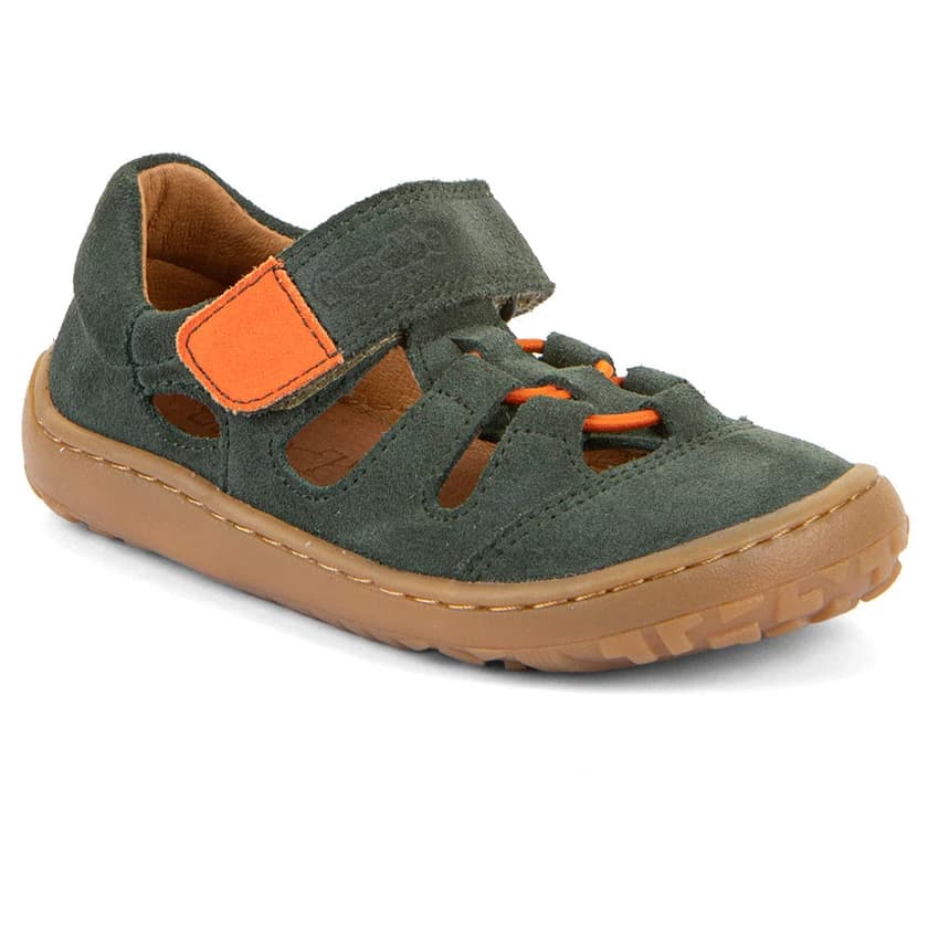 Детски сандали Froddo Kid's Barefoot Elastic Sandal - Dark Green