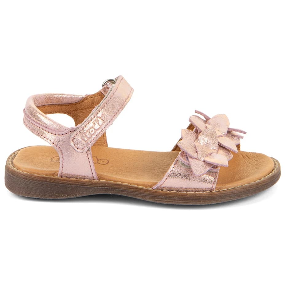 Детски сандали Froddo Kid's Lore Flowers Sandals - Pink / Gold