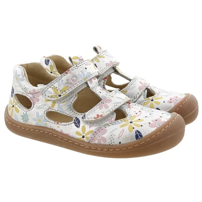 Детски обувки barefoot Koel Kid's Bep Prints Barefoot shoes - Silver