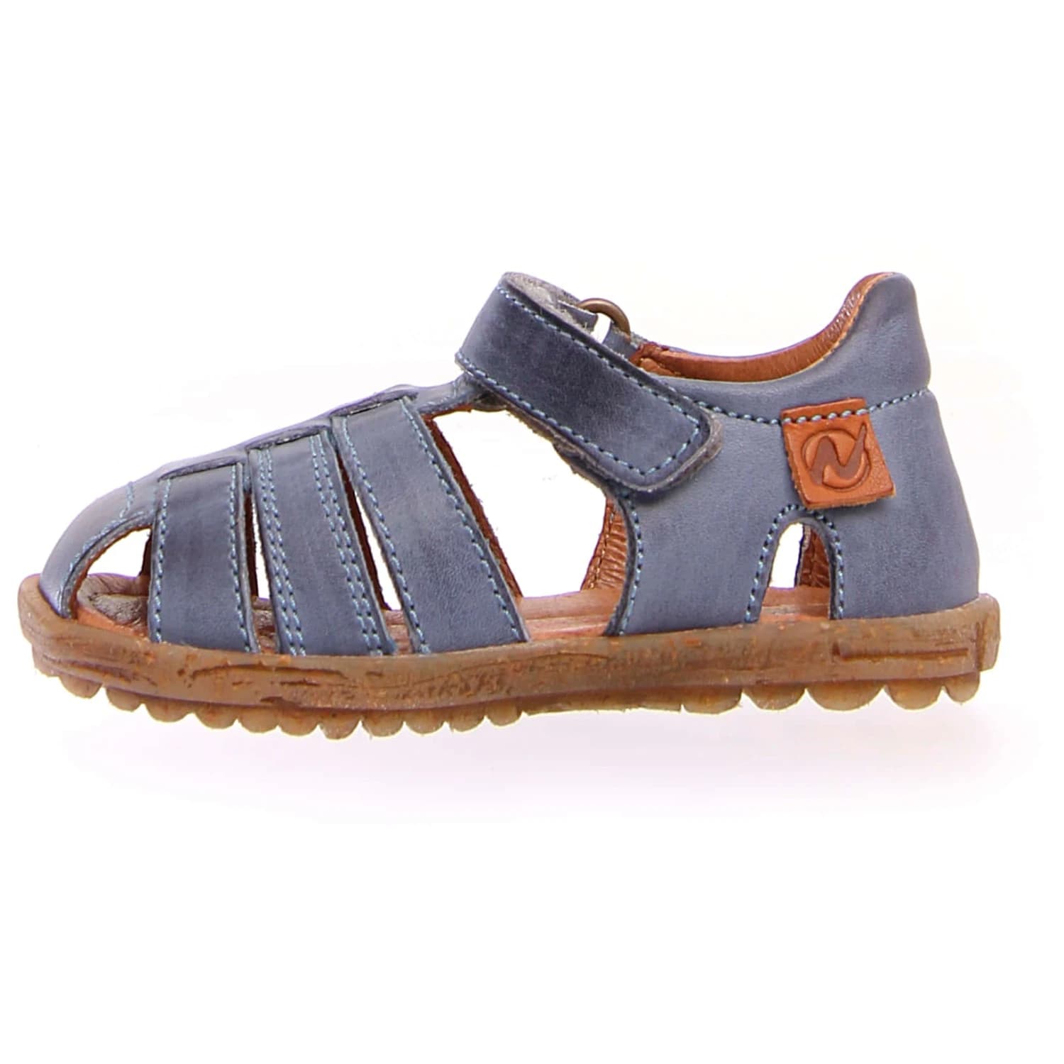 Детски сандали Naturino Kid's Naturino See Calf Printed Sandals - Light Blue