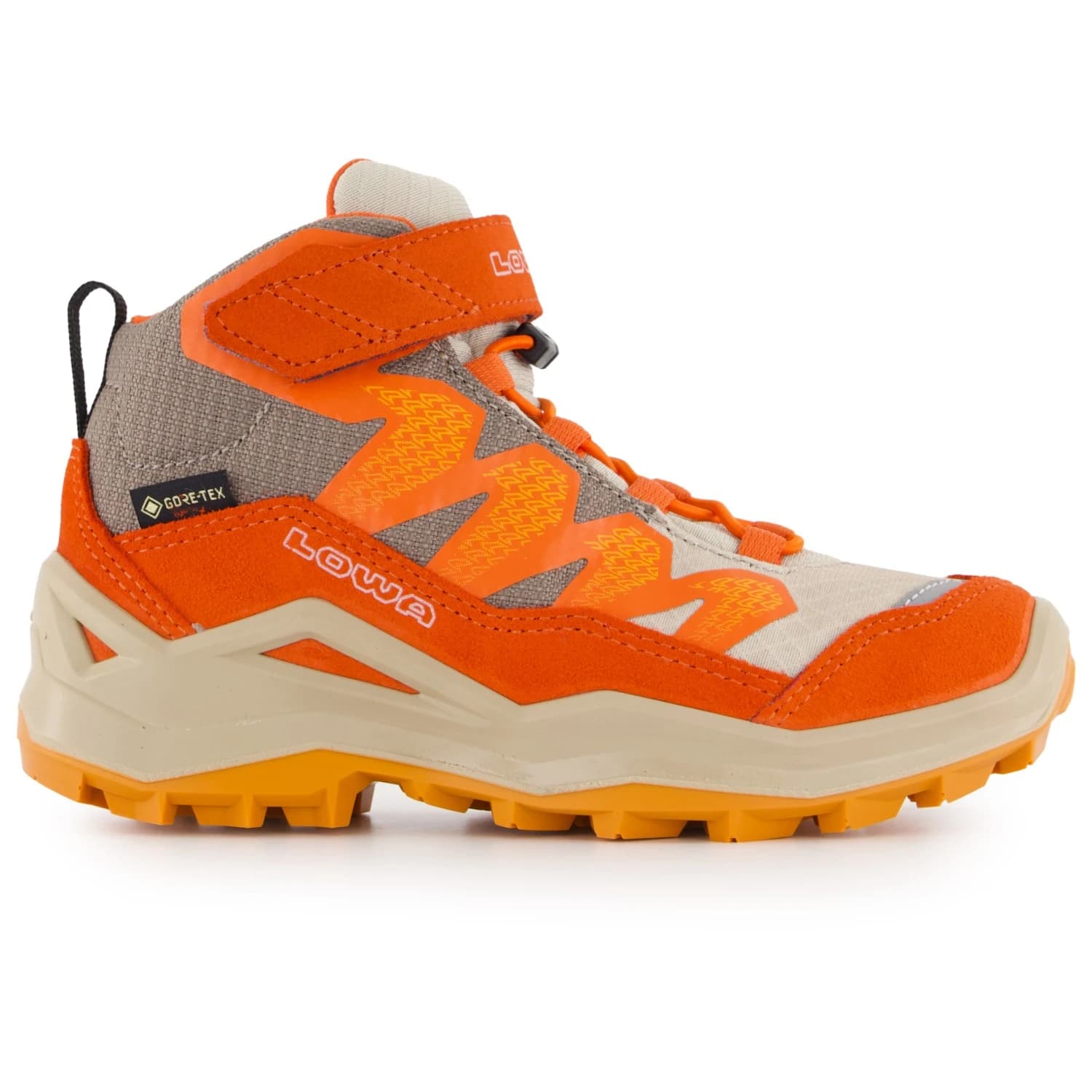 Детски туристически обувки Lowa Kid's Maddox Pro GTX Mid VC Walking boots - Dune / Flame