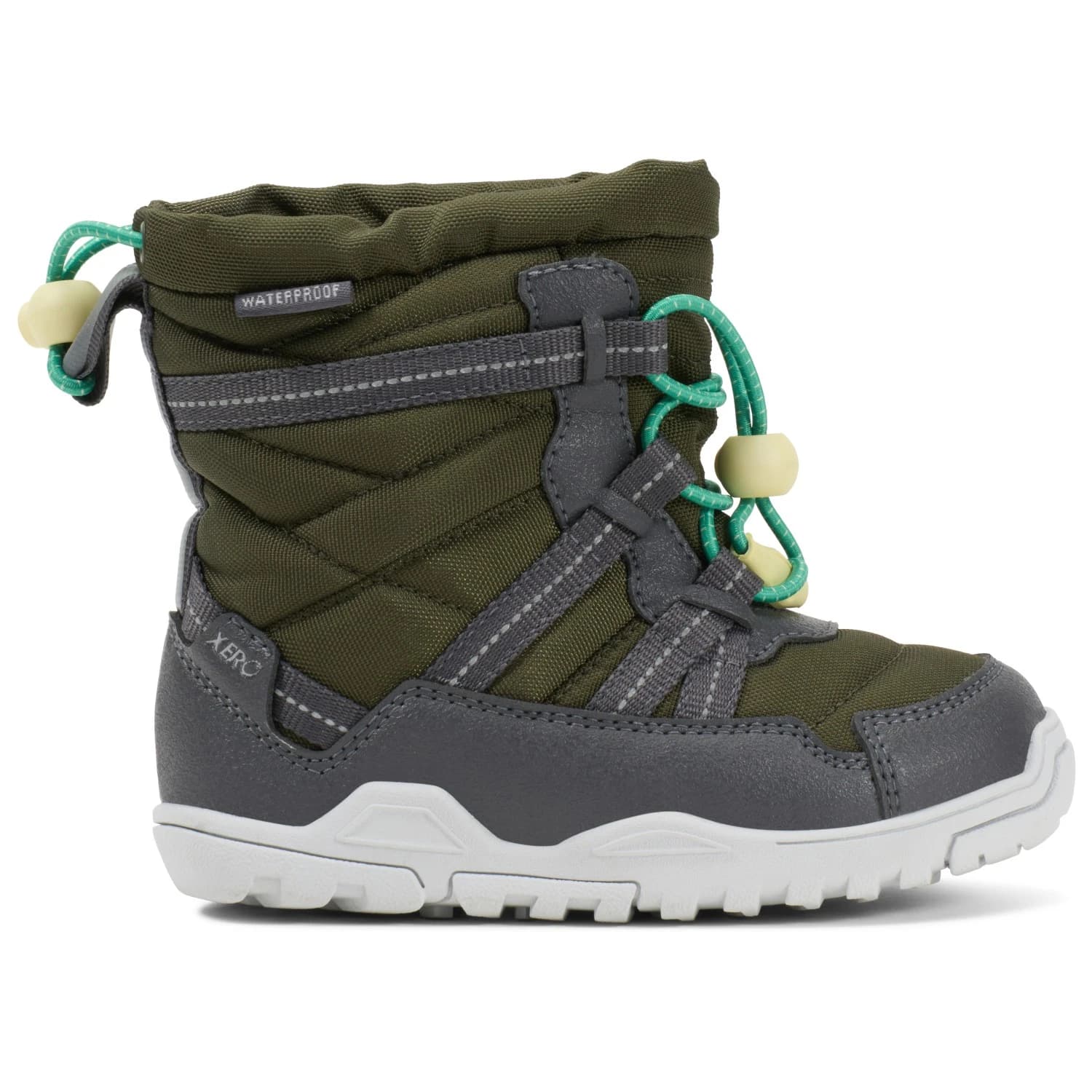 Детски зимни ботуши Xero Shoes Kid's Alpine Pull On Winter boots - Army Green
