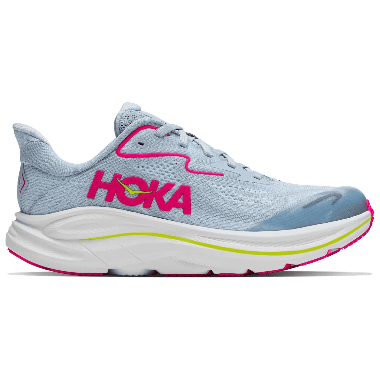 Детски маратонки Hoka Kid's Clifton 10 Running shoes - Overcast / Neon Dragonfruit
