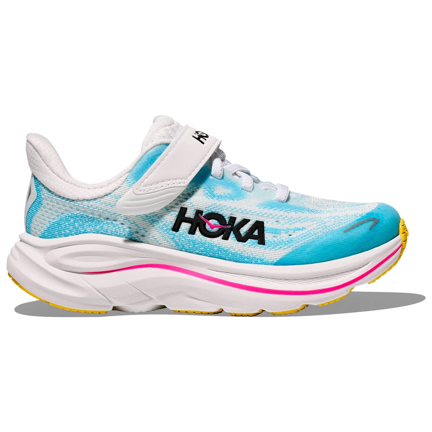 Детски обувки за бягане HOKA Kid's Clifton 10 Little Running shoes - Frost / Soaring Blue