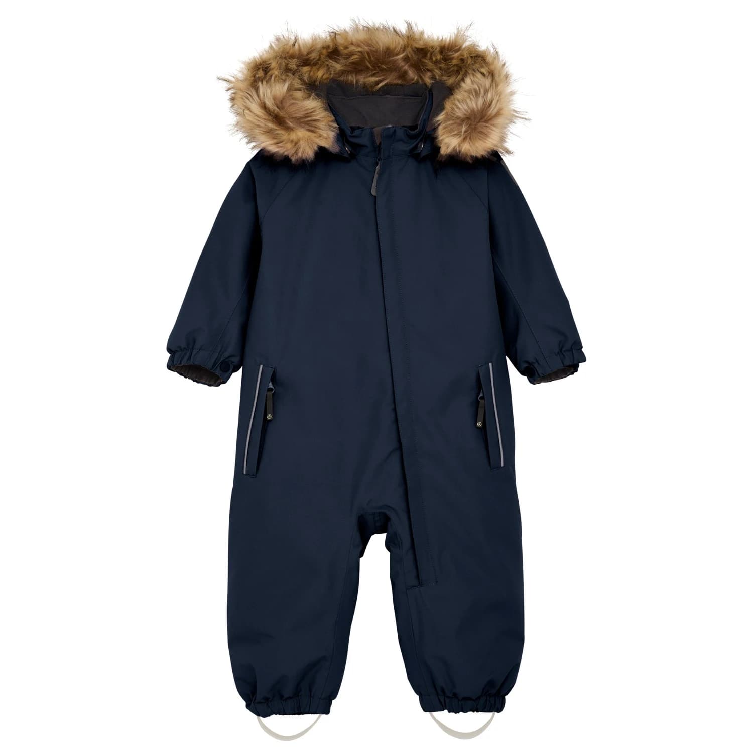 Детска грейка Color kids Baby's Coverall with Fake Fur Overall - Total Eclipse