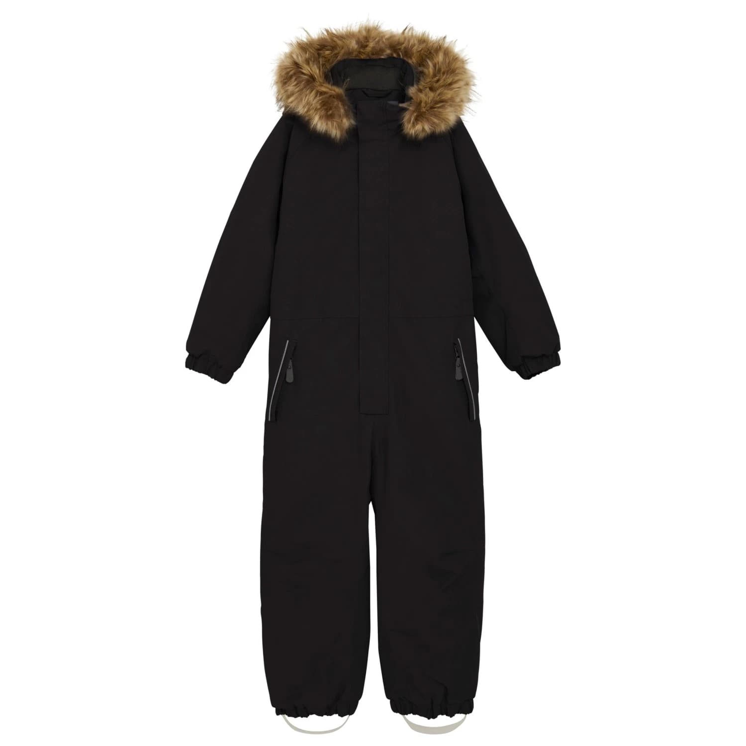 Детска грейка Color Kids Kid's Coverall with Fake Fur Overall - Black