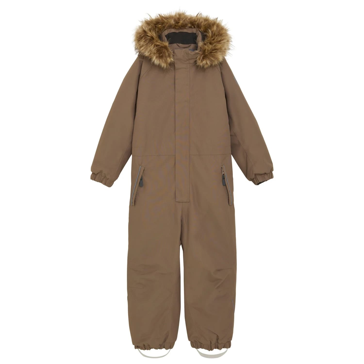 Детска грейка Color kids Kid's Coverall with Fake Fur Overall - Fossil