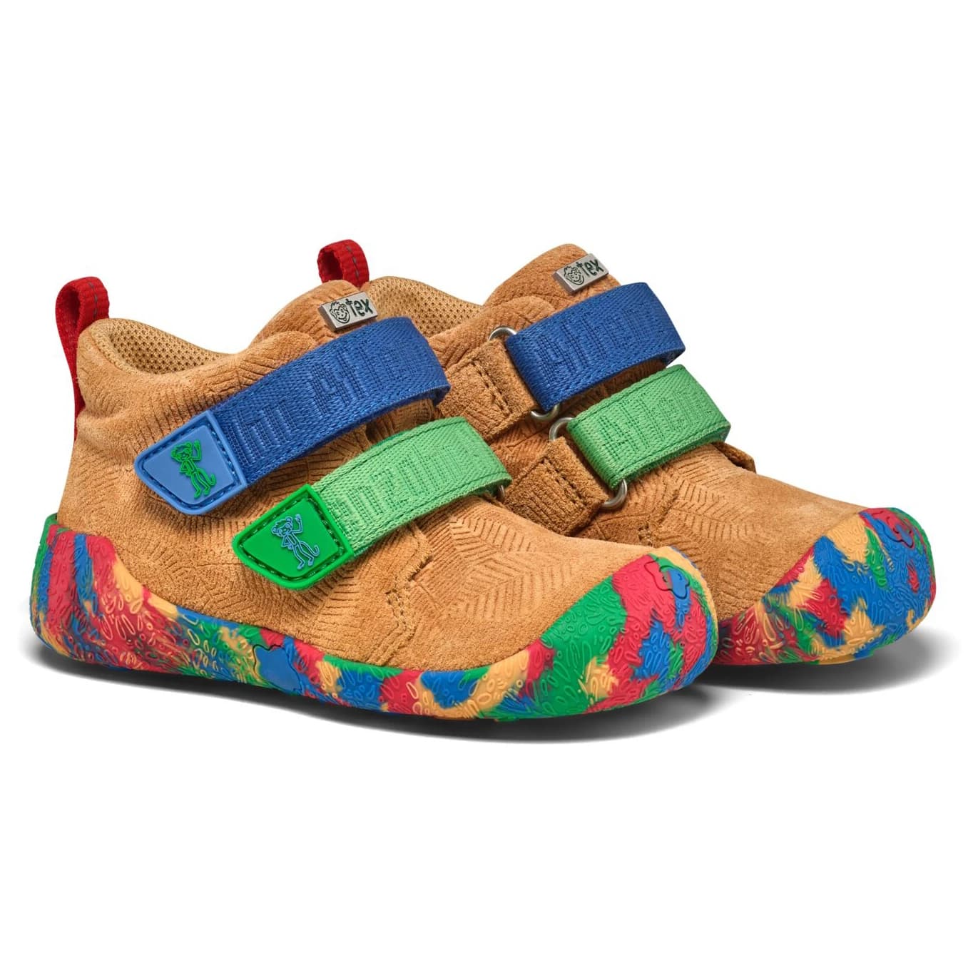 Детски обувки barefoot Affenzahn Kid's Lauflerner Übergangsschuh Leder Talky Barefoot shoes - Beige