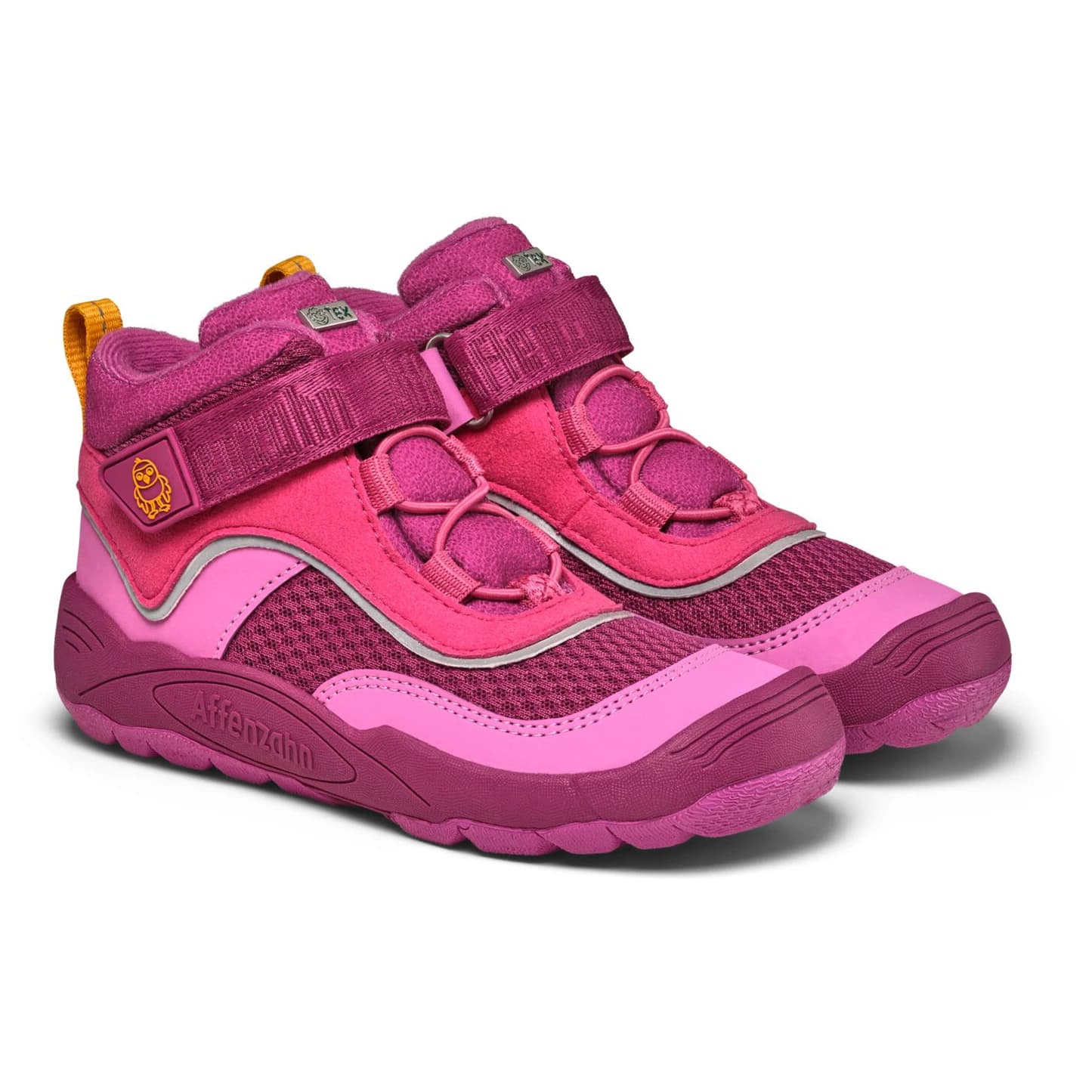 Детски обувки barefoot Affenzahn Kid's Übergangsschuh Vegan Explory Barefoot shoes - Bird / Berry