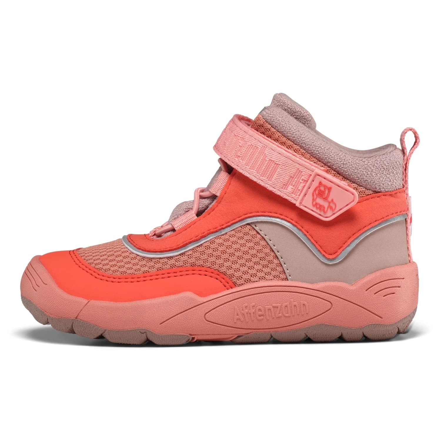 Детски обувки barefoot Affenzahn Kid's Übergangsschuh Vegan Explory Barefoot shoes - Pony / Pink