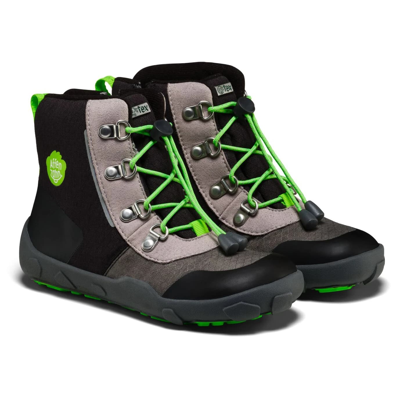 Детски зимни ботуши Affenzahn Kid's Winterstiefel Vegan Discovy Winter boots - Panther / Black