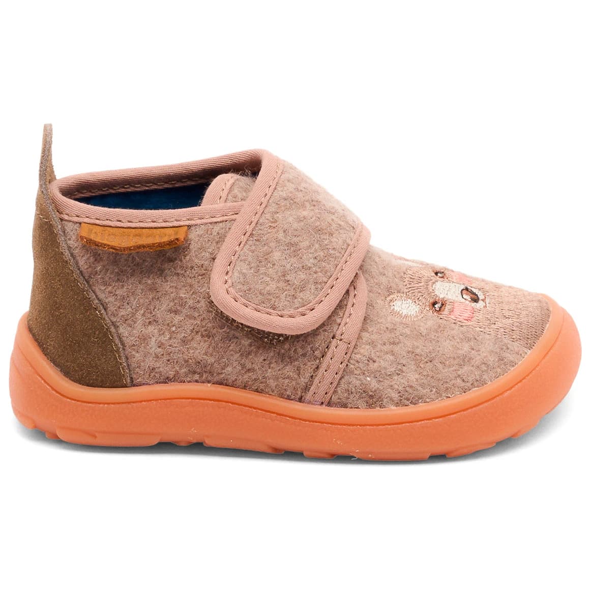 Детски пантофи Bisgaard Kid's Barefoot Basic House slippers - Animal Brown