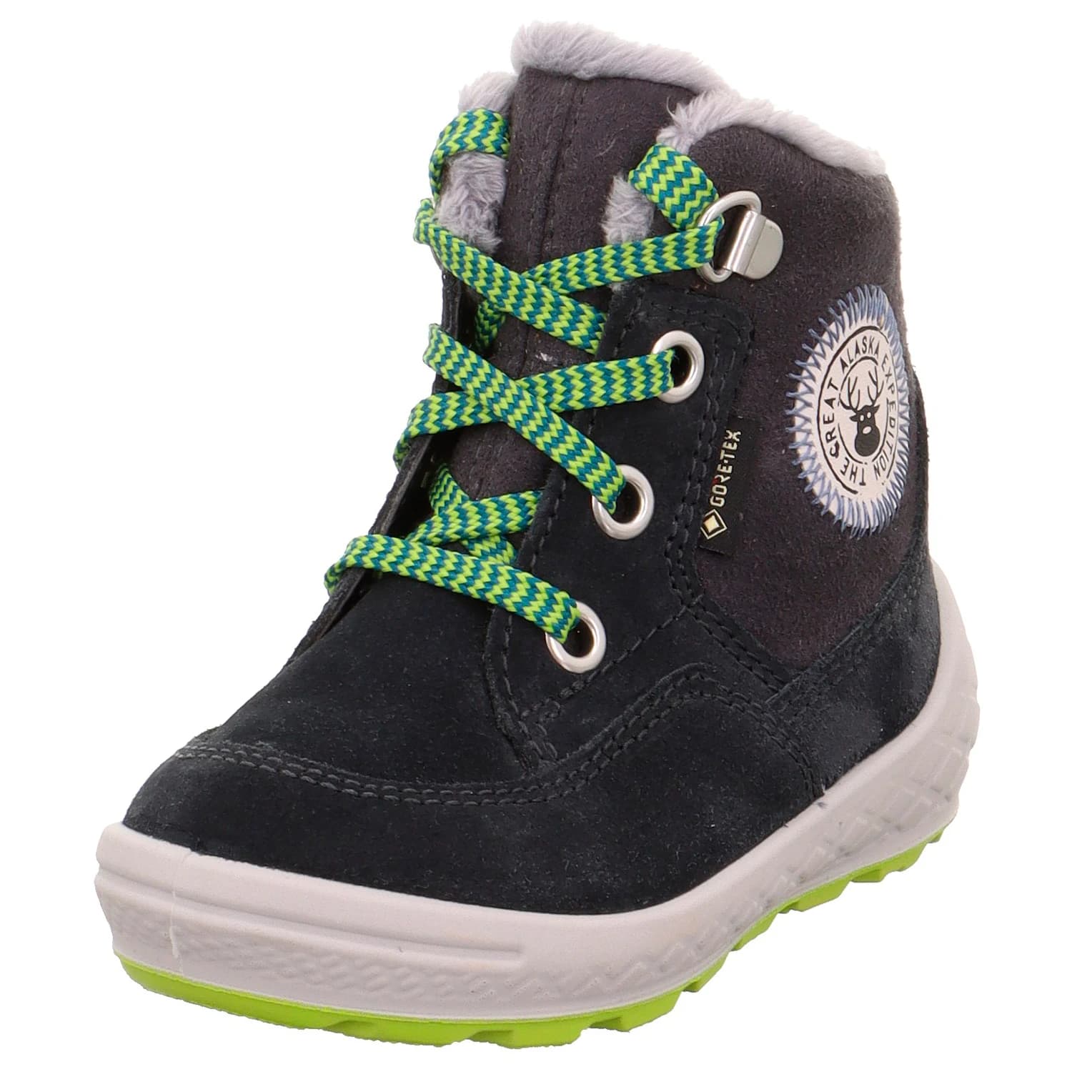 Детски зимни ботуши Superfit Kid's Groovy 2.0 B Winter boots - Grau / Hellgrün