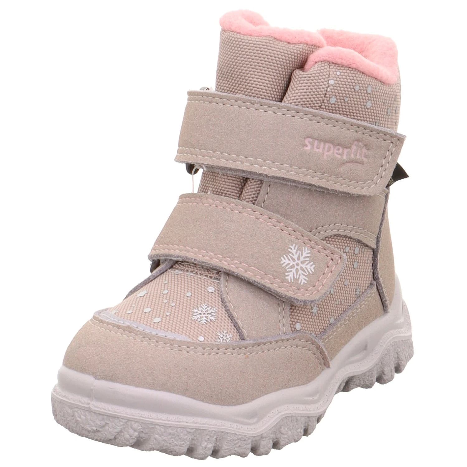 Детски зимни ботуши Superfit Kid's Husky1 Winter boots - Beige / Rosa