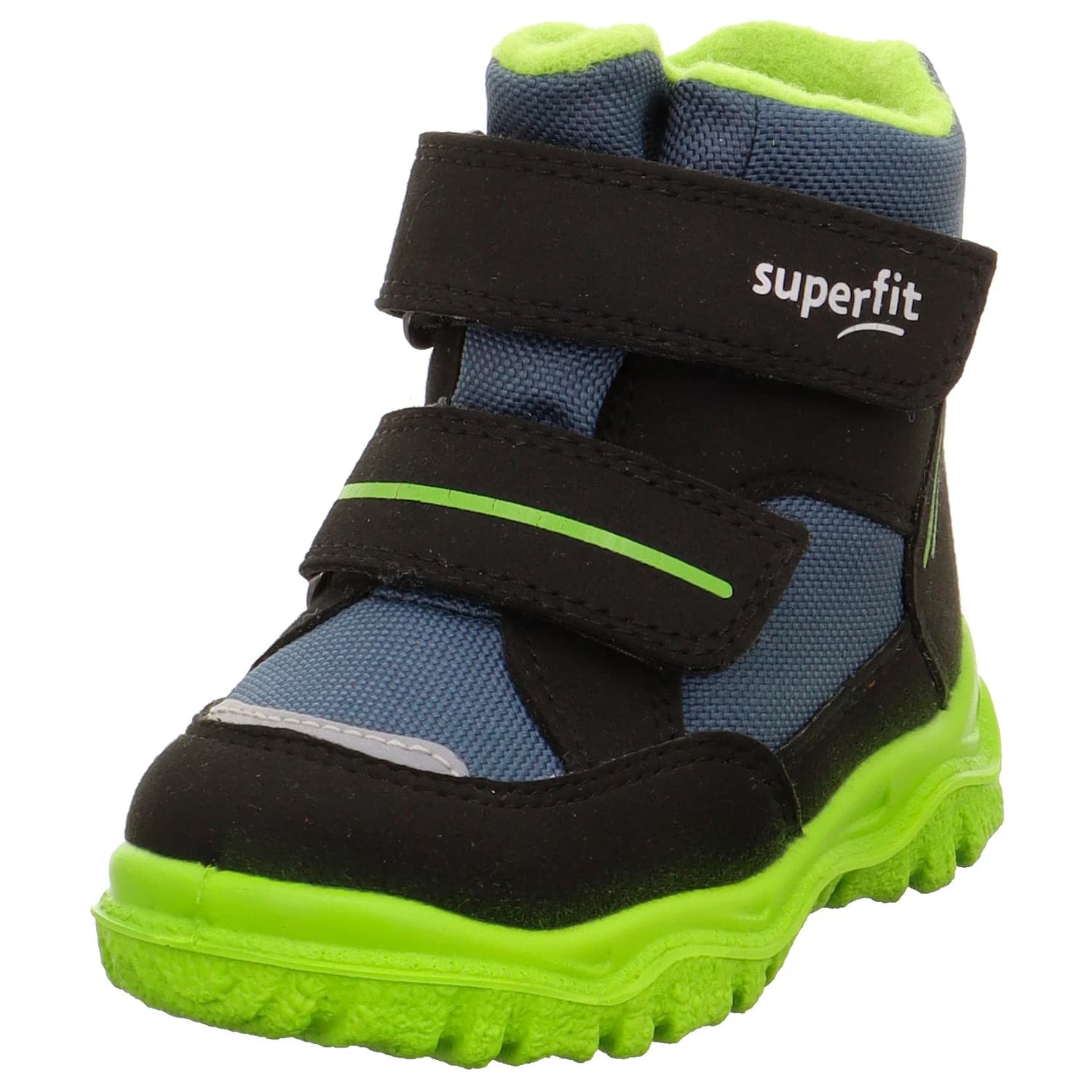 Детски зимни ботуши Superfit Kid's Husky1 Winter boots - Schwarz / Hellgrün