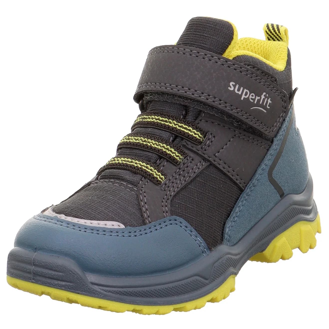 Детски зимни ботуши Superfit Kid's Jupiter Winter boots - Blau / Gelb
