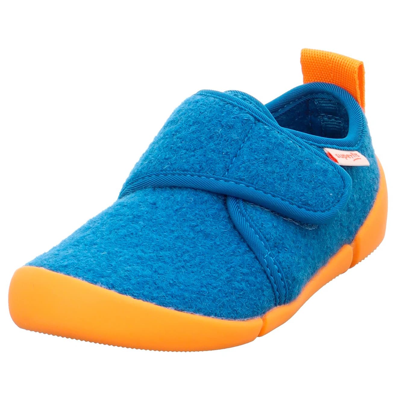 Детски пантофи Superfit Kid's Venti B House slippers - Blau / Orange