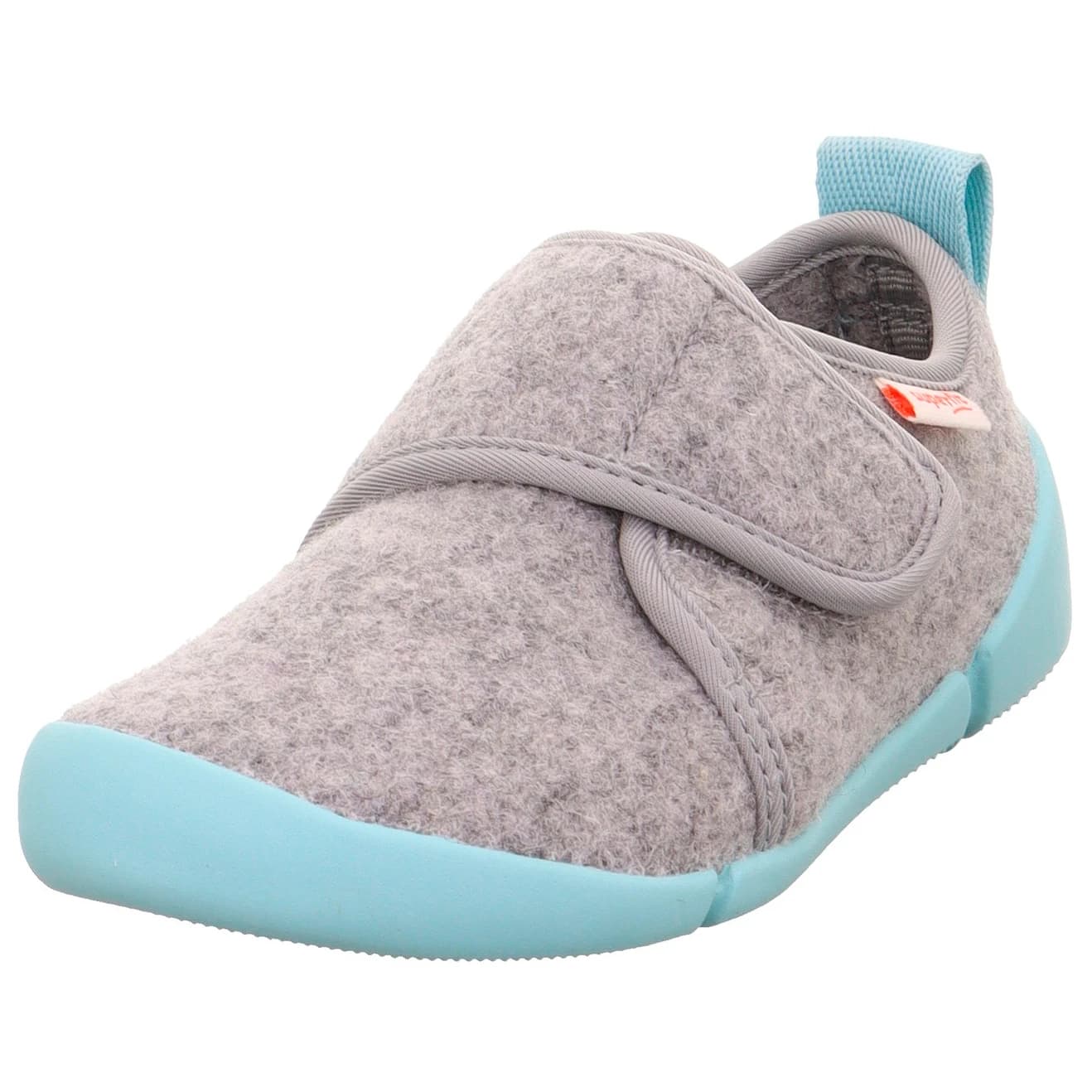 Детски пантофи Superfit Kid's Venti B House slippers - Grau / Hellgrün