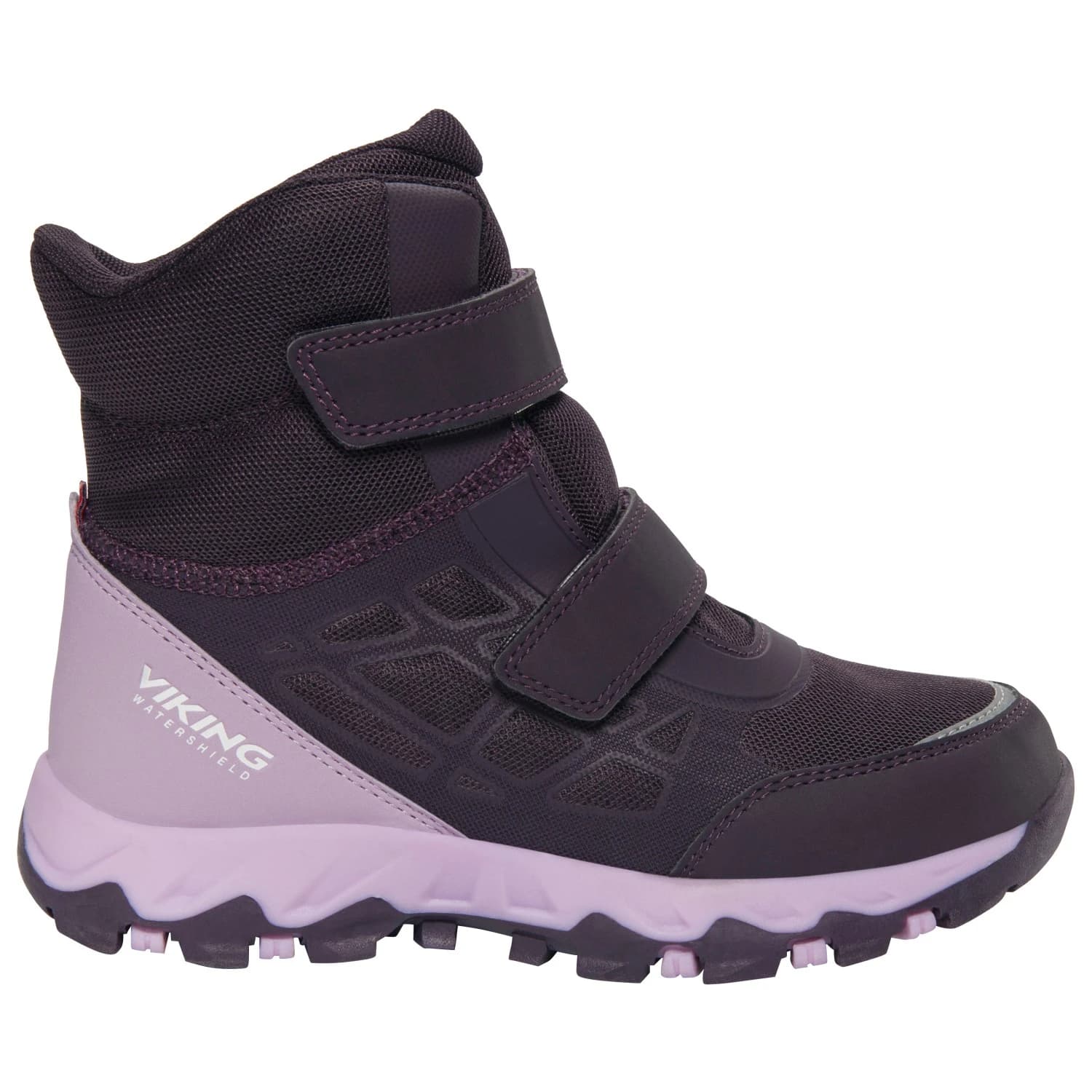 Детски зимни ботуши Viking Kid's Track Warm Waterproof 2V Winter boots - Aubergine