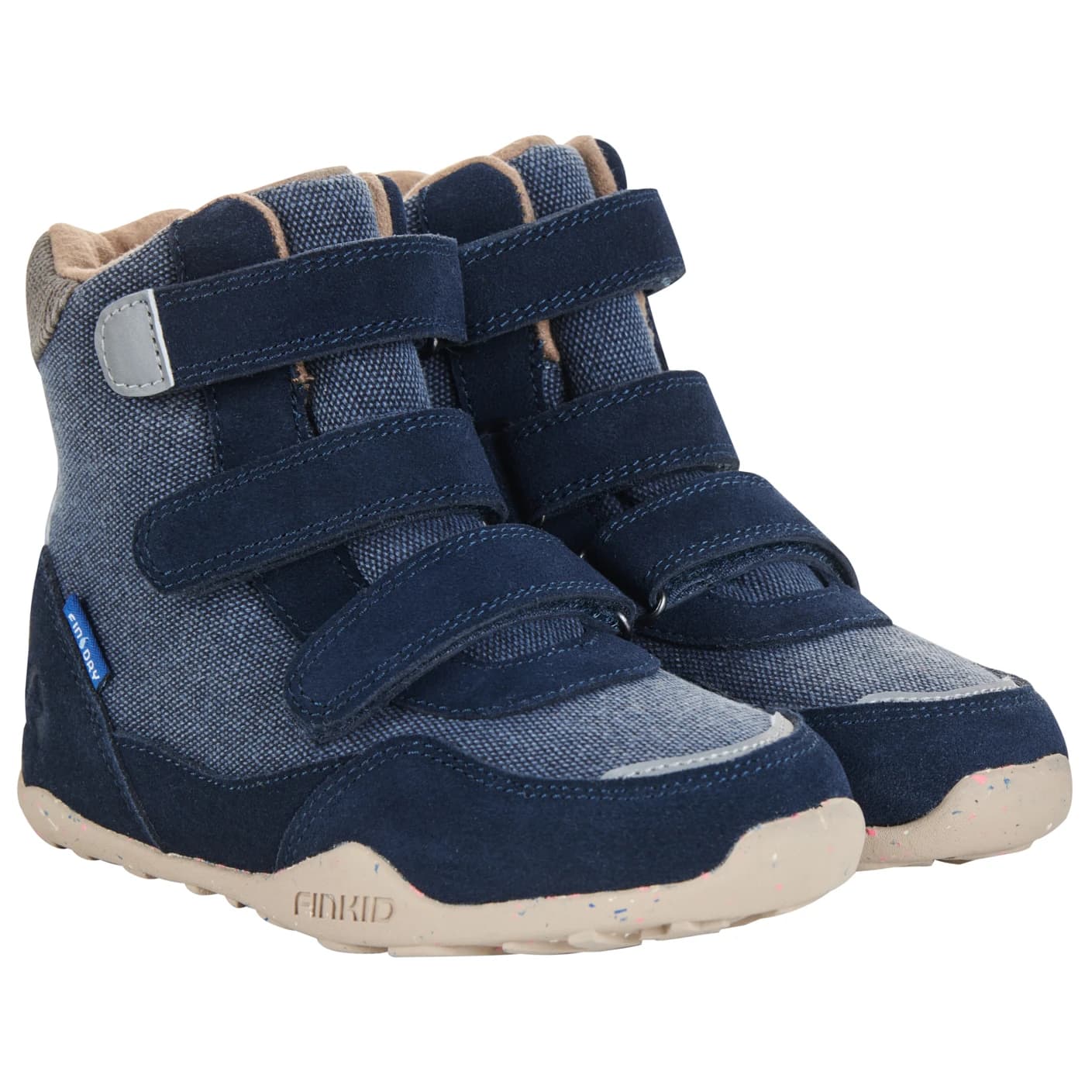 Детски обувки barefoot Finkid Kid's Ilves Barefoot shoes - Navy