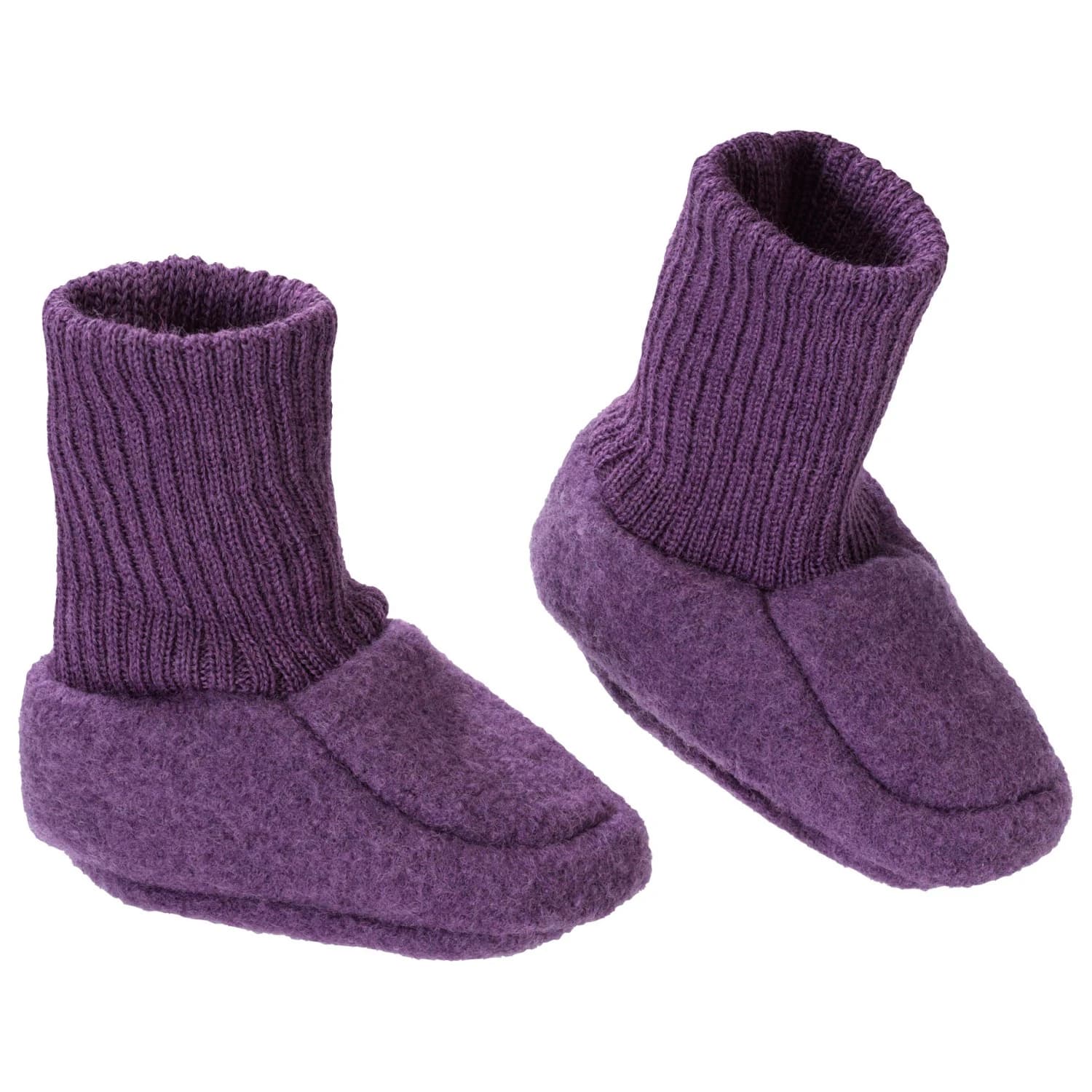 Детски пантофи Disana Kid's Walk-Schuhe House slippers - Aubergine