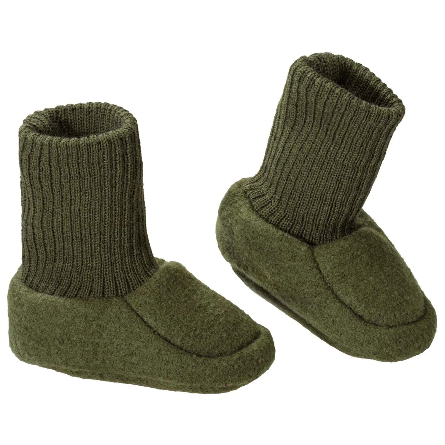 Детски пантофи disana Kid's Walk-Schuhe House slippers - Oliv