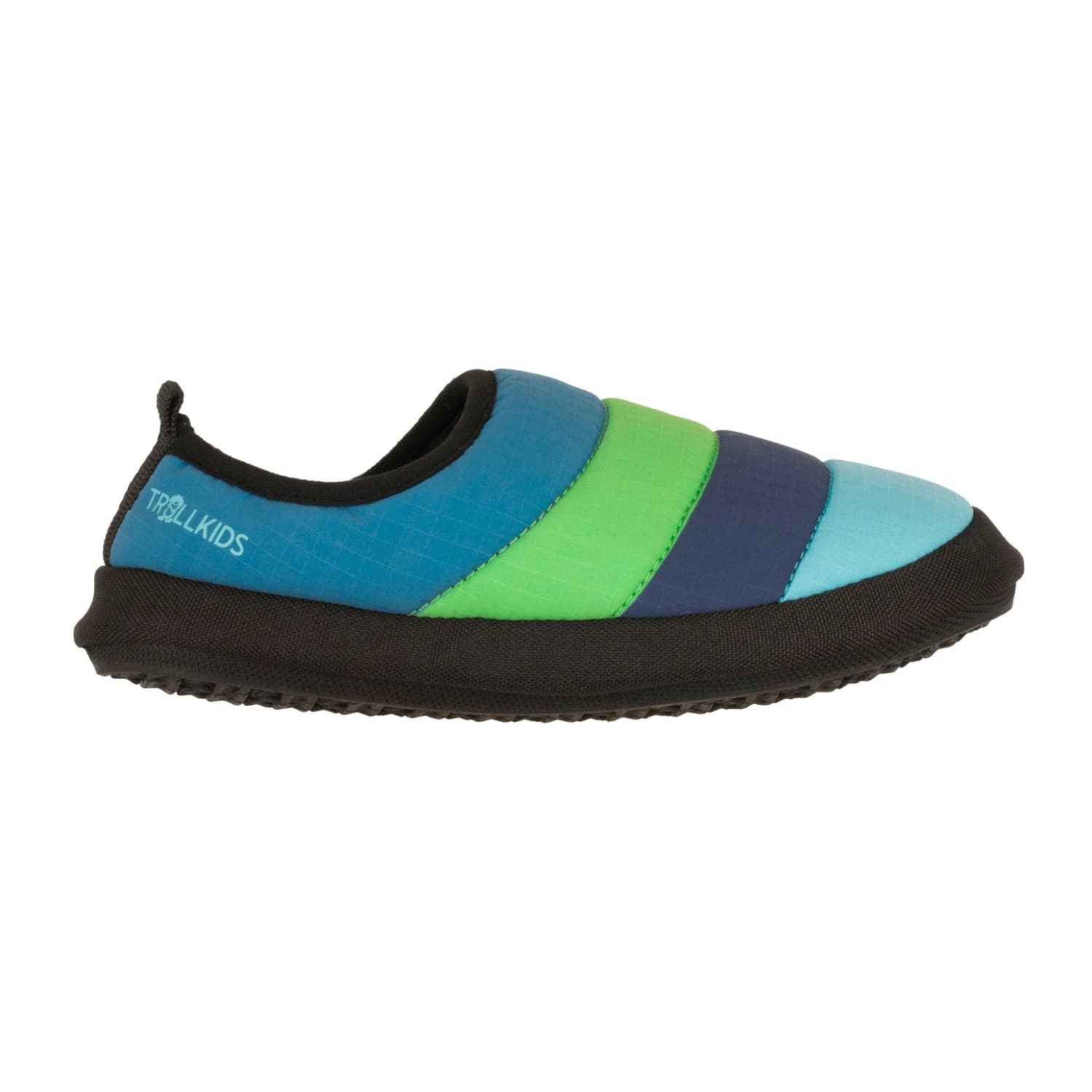Детски пантофи Trollkids Kid's Hut Mule XT Slippers - Dark Marine / Fresh Green / Mystic Blue