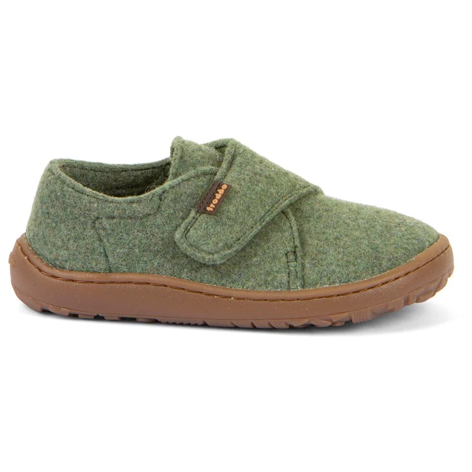 Детски пантофи Froddo Kid's Barefoot Wooly Slippers - Green