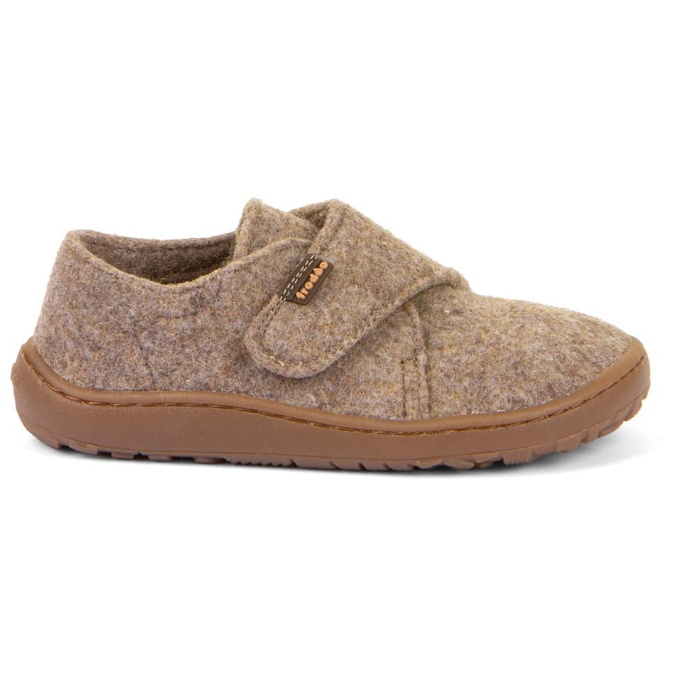 Детски пантофи Froddo Kid's Barefoot Wooly Slippers - Beige